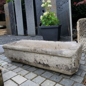 antiker Granit Pflanztrog