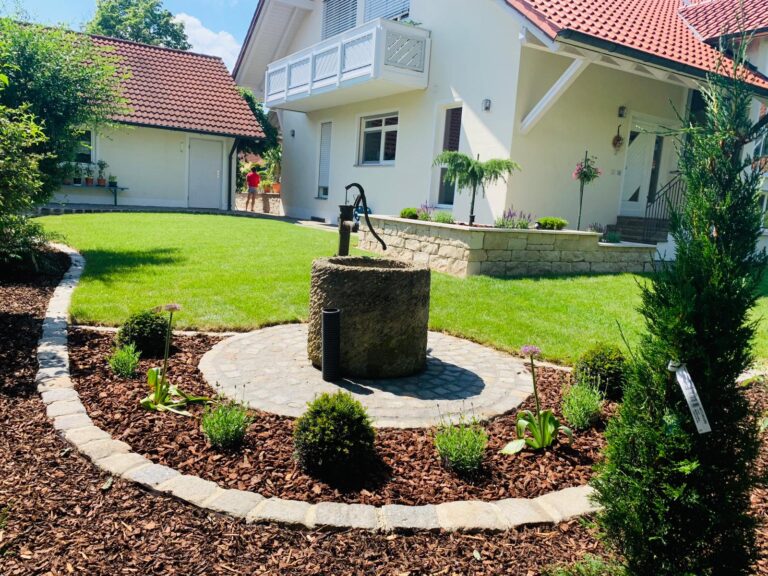 Sandsteinbrunnen beim Kunden