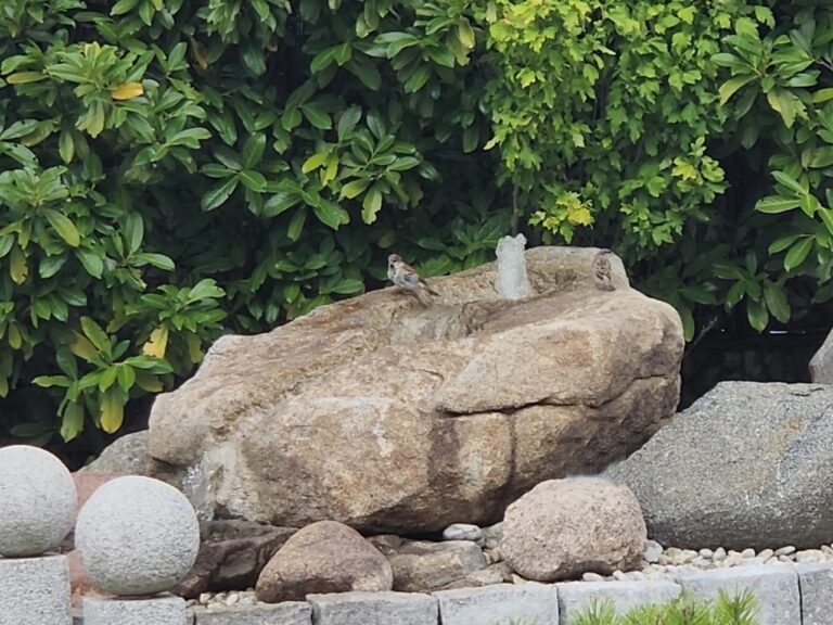 Wasserspiel antiker Überlauf
