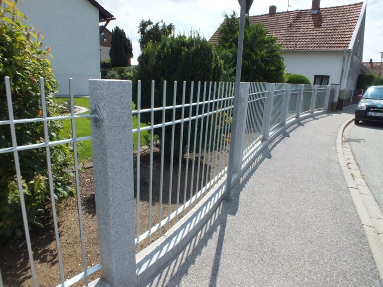 Zaunanlage verzinkt