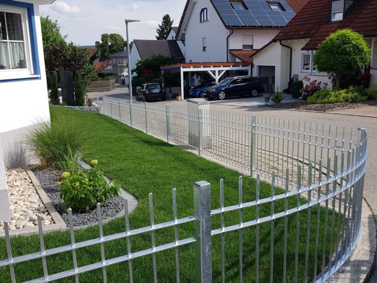 Zaunanlage verzinkt