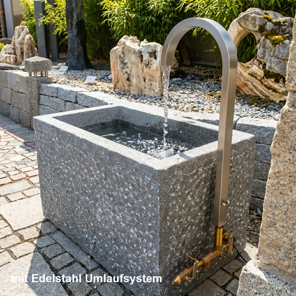 Granit Brunnen rechteckig 3 – Bild 5