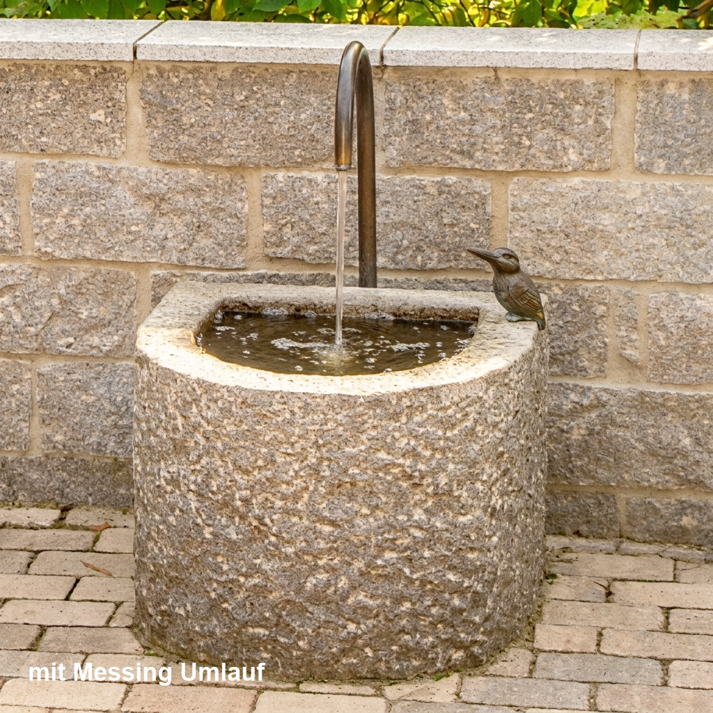 Granit Brunnen quadratisch – Bild 4