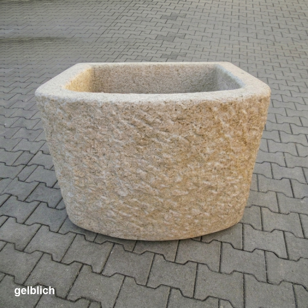 Granit Brunnen halbrund – Bild 2