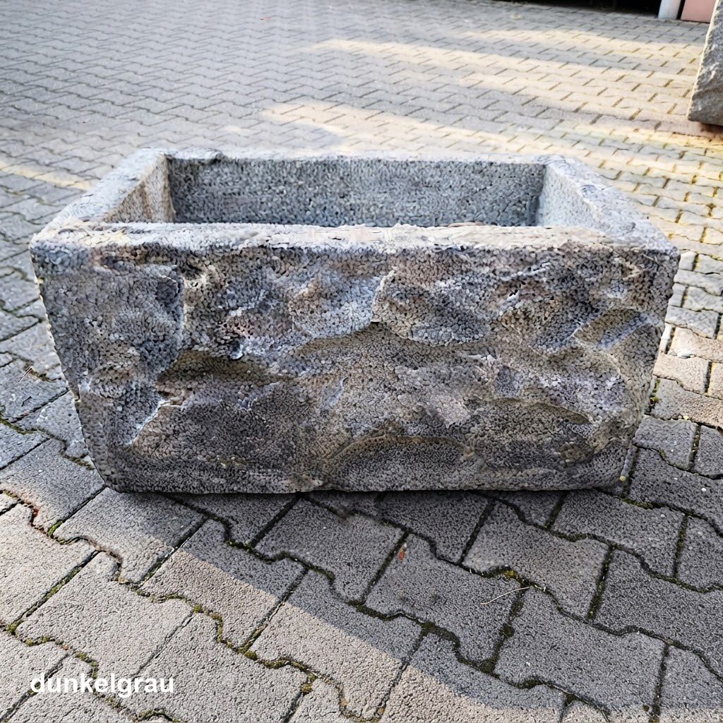 Granit Blumentrog rechteckig – Bild 4