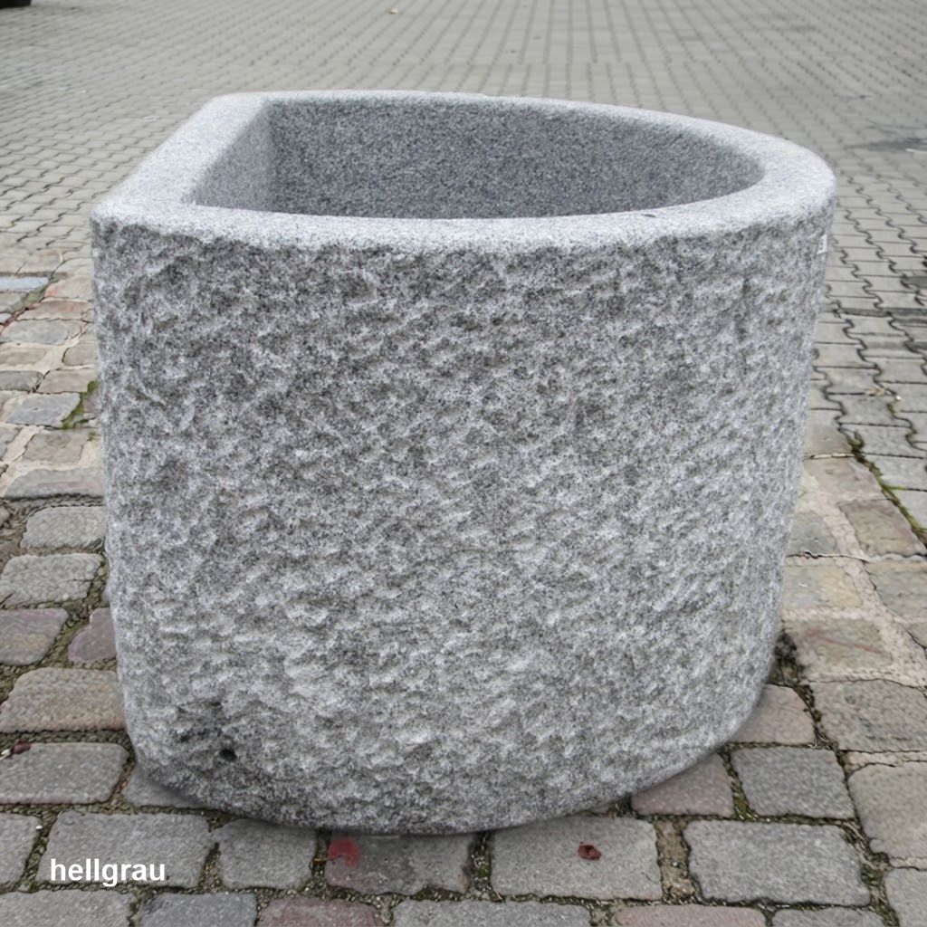Granit Brunnen dreiviertelrund – Bild 2